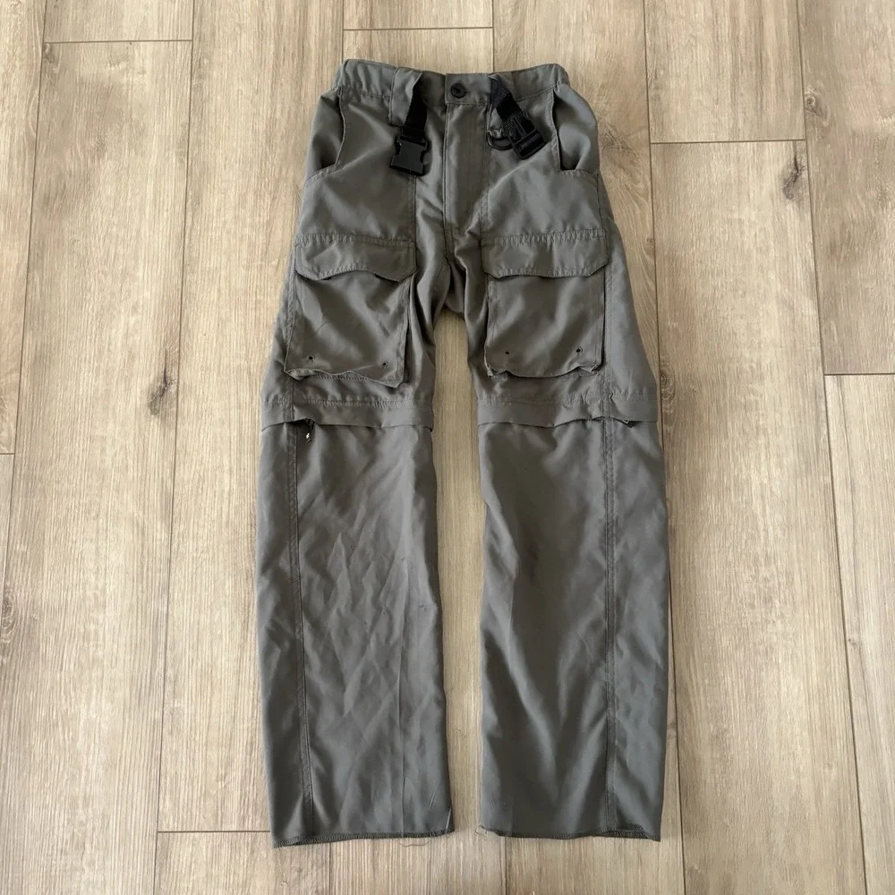 Boy Scouts Of America Switchbacks Pants Small Green Uniform Zip Off‎ Cargo Hike